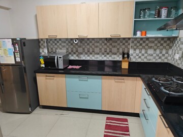 Kitchen in 3 BHK Apartment at Vajram Elina, Thanisandra Main Road – for Rent