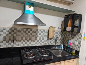 Kitchen in 3 BHK Apartment at Vajram Elina, Thanisandra Main Road – for Rent