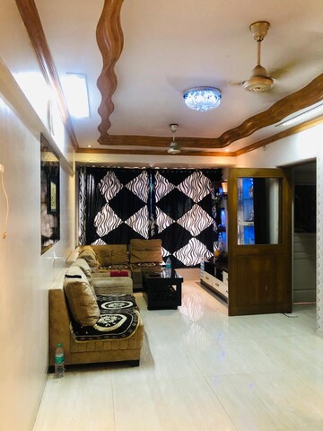 Living Room in 2 BHK Apartment at Sunrise CHS Vashi, Sector 28 – for Rent
