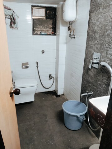 Bathroom in 2 BHK Apartment at Sargam CHS Kamothe, Kamothe – for Rent