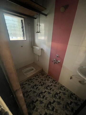 Bathroom in 1 BHK Apartment at Arjun CHS Kamothe, Kamothe – for Rent