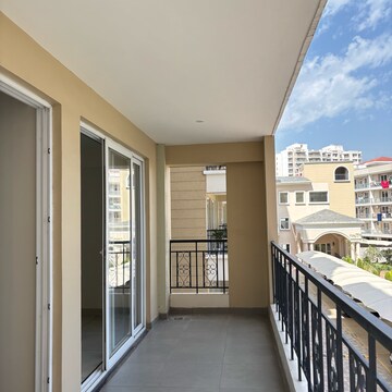 Balcony in 3.5 BHK Apartment at Allwin El Spazia, Nagla Road – for Rent