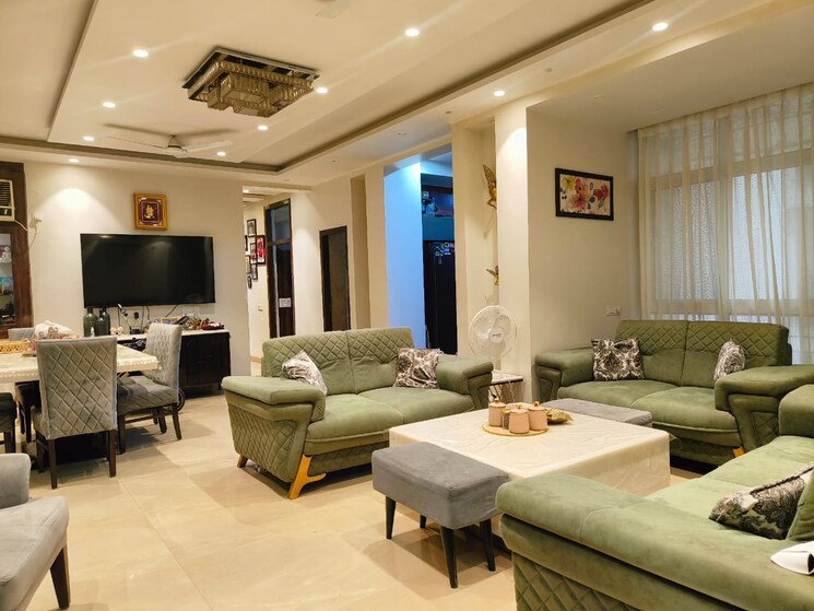 Living Room, nitishree-lotus-pond-blessed-homes 3 Bedroom 1955 Sq.Ft. Apartment In Vaibhav Khand Ghaziabad 8364265