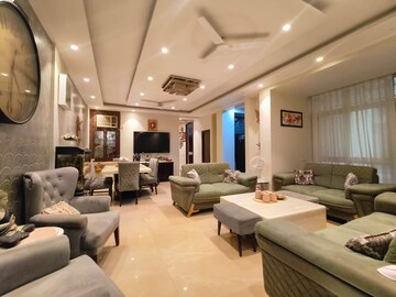 Living Room in 3 BHK Apartment at Nitishree Lotus Pond Blessed Homes, Vaibhav Khand – for Sale