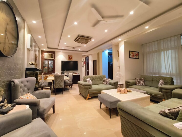 Living Room, nitishree-lotus-pond-blessed-homes 3 Bedroom 1955 Sq.Ft. Apartment In Vaibhav Khand Ghaziabad 8364265