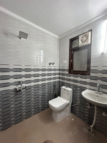Bathroom in 3 BHK Builder Floor at Saket – for Rent