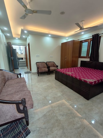 Living Room in 1 RK Builder Floor at Malviya Nagar – for Rent