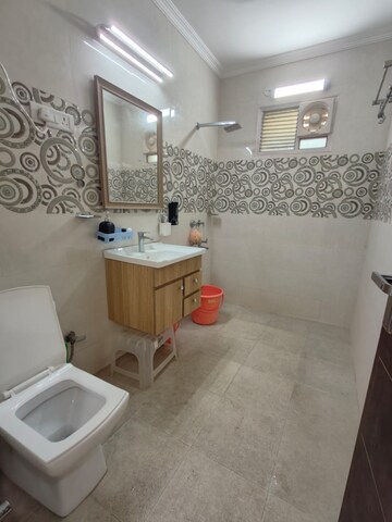 Bathroom in 1 RK Builder Floor at Malviya Nagar – for Rent