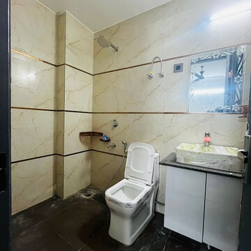 Bathroom in 1 BHK Builder Floor at Saket – for Rent
