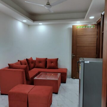Living Room in 1 BHK Builder Floor at Saket – for Rent