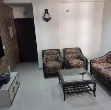 Living Room in 1 BHK Apartment at Maya Garden City, Nagla Road – for Rent