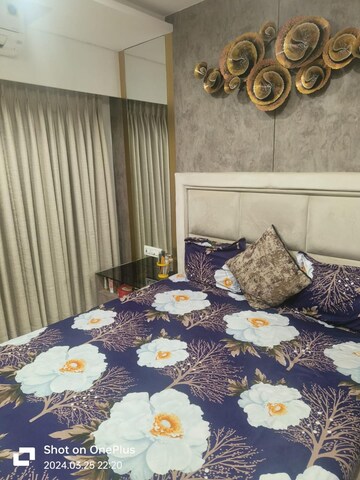 Living Room in 3 BHK Apartment at Acme Ozone, Manpada – for Rent