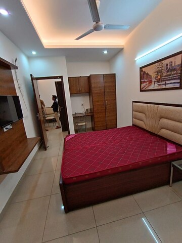 Bedroom in 2 BHK Builder Floor at Ansal Sushant Lok I, Sector 43 – for Rent