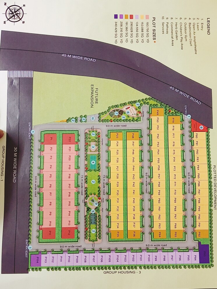 Exterior View, pardos-okas-enclave  1378 Sq.Yd. Plot In Sushant Golf City Lucknow 8364841