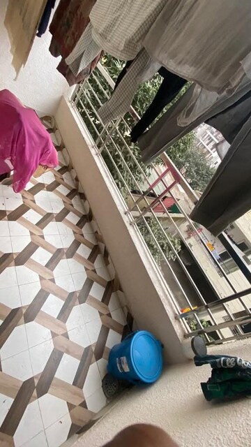 Balcony in 3 BHK Apartment at Ansal API Victoria Floors, Dhakoli Village – for Rent