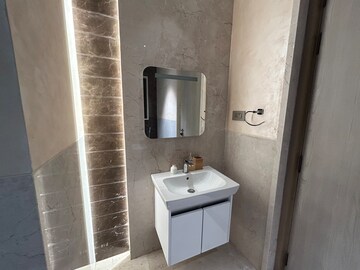 Bathroom in 4 BHK Apartment at Sri Fortune Sonthalia Sky Villas, Kokapet – for Rent