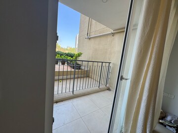 Balcony in 1.5 BHK Apartment at Bhartiya Nikoo Homes Phase 2, Thanisandra Main Road – for Rent