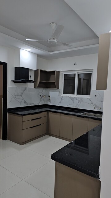 Kitchen in 3 BHK Apartment at Rajapushpa Eterna, Nanakramguda – for Rent