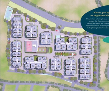 Master Plan in 3 BHK Apartment at EIPL Corner Stone, Gandipet – for Rent