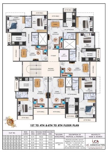 Floor Plan in 1 BHK Apartment at Impressions Evaan, Dombivli East – for Sale