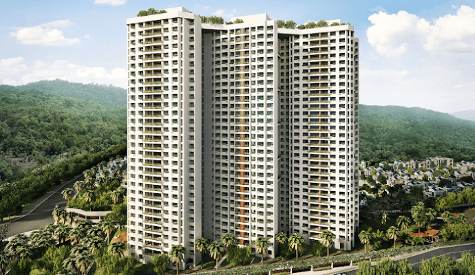 3 BHK 1128 Sq.Ft. Apartment in T Bhimjyani Neelkanth Woods