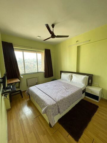 Bedroom in 3 BHK Apartment at Hiranandani Heritage Tower, Powai – for Rent
