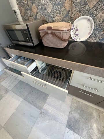 Kitchen in 1 BHK Apartment at Hiranandani Gardens Cypress, Powai – for Rent