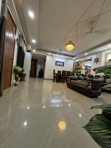 Living Room in 4 BHK Apartment at Saket – for Rent