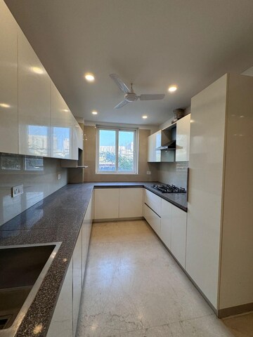 Kitchen in 4 BHK Builder Floor at Ansal Sushant Lok I, Sector 43 – for Rent