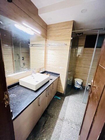 Bathroom in 3 BHK Apartment at Saket – for Rent