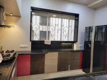 Kitchen in 3 BHK Apartment at Shanti Niketan Malad, Orlem – for Sale