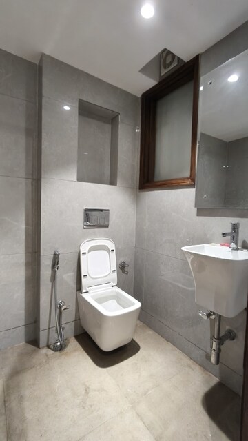 Bathroom in 3 BHK Apartment at Saket – for Rent