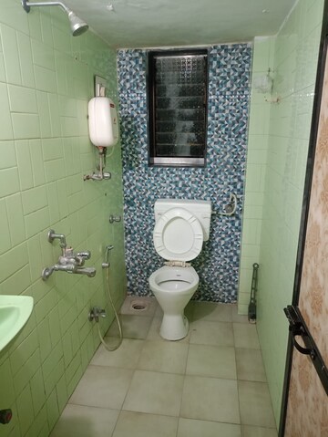Bathroom in 1 BHK Apartment at Evening Glory, Chandivali – for Rent