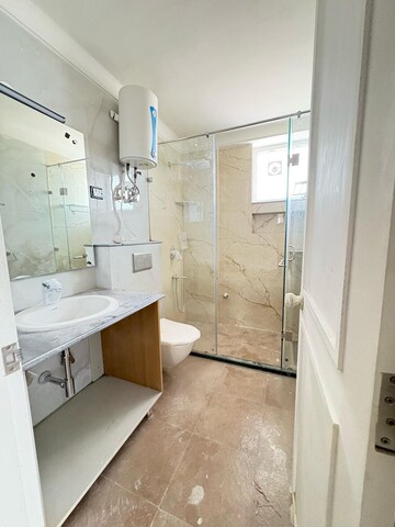 Bathroom in 3 BHK Apartment at Ardee City Palm Grove Heights, Sector 52 – for Rent