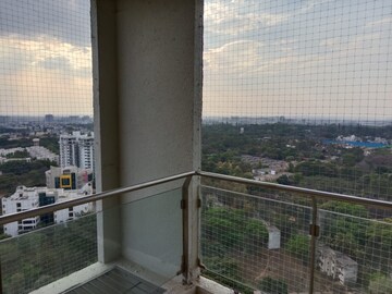 Balcony in 2.5 BHK Apartment at Tata Aquila Heights, Jalahalli – for Rent