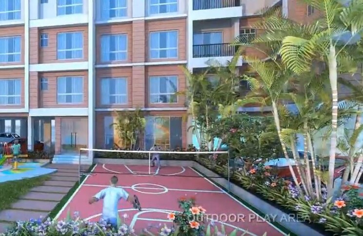 Balcony, bagaria-pravesh 2 Bedroom 829 Sq.Ft. Apartment In Kamarhati On Bt Road Kolkata 8366198