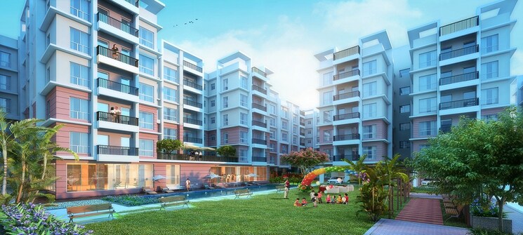 Exterior View, bagaria-pravesh 2 Bedroom 829 Sq.Ft. Apartment In Kamarhati On Bt Road Kolkata 8366198