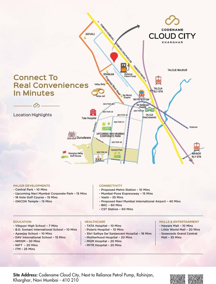 Map Location, today-global-anandam 2 Bedroom 600 Sq.Ft. Apartment In Kharghar Navi Mumbai 8366302