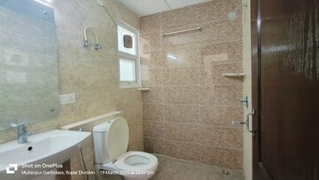 Bathroom in 3 BHK Builder Floor at Omaxe New Chandigarh, North Mullanpur – for Rent