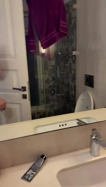 Bathroom in 3 BHK Apartment at Kanakia Paris, Bandra East – for Rent