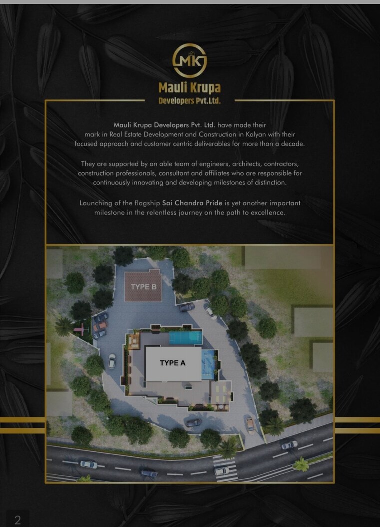 Master Plan, mauli-sai-chandra-pride 1 Bedroom 422 Sq.Ft. Builder Floor In Khadakpada Thane 8366384