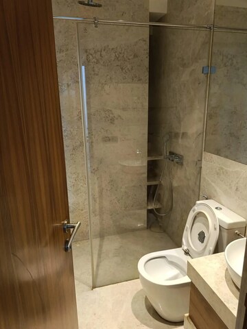 Bathroom in 3 BHK Apartment at Indiabulls Blu, Worli – for Rent