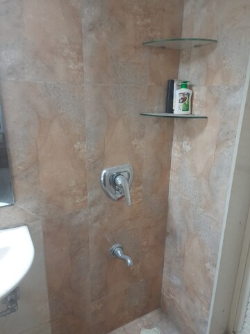 Bathroom in 2 BHK Apartment at Kopar Khairane – for Rent