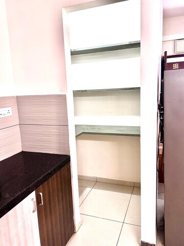 Kitchen in 3 BHK Apartment at Vishwanath Sarathya, Shela – for Rent