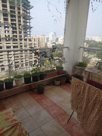Balcony in 3 BHK Apartment at Paranjape Crystal Garden, Baner – for Rent