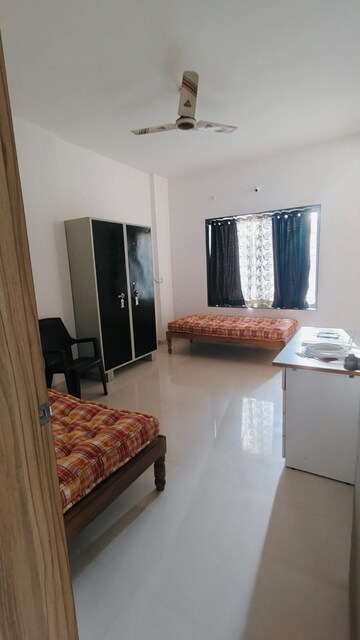 Bedroom in 2 BHK Apartment at Vaishnavi Sahil Heights, Pimple Nilakh – for Rent