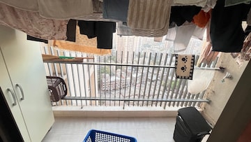 Balcony in 4 BHK Apartment at Kanakia Levels, Malad East – for Rent