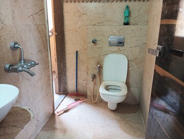 Bathroom in 1.5 BHK Apartment at Madhav Palacia, Ghodbunder Road – for Rent