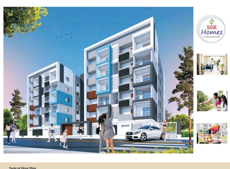 Exterior View, mallampet 2 Bedroom 1225 Sq.Ft. Apartment In Mallampet Hyderabad 8367561