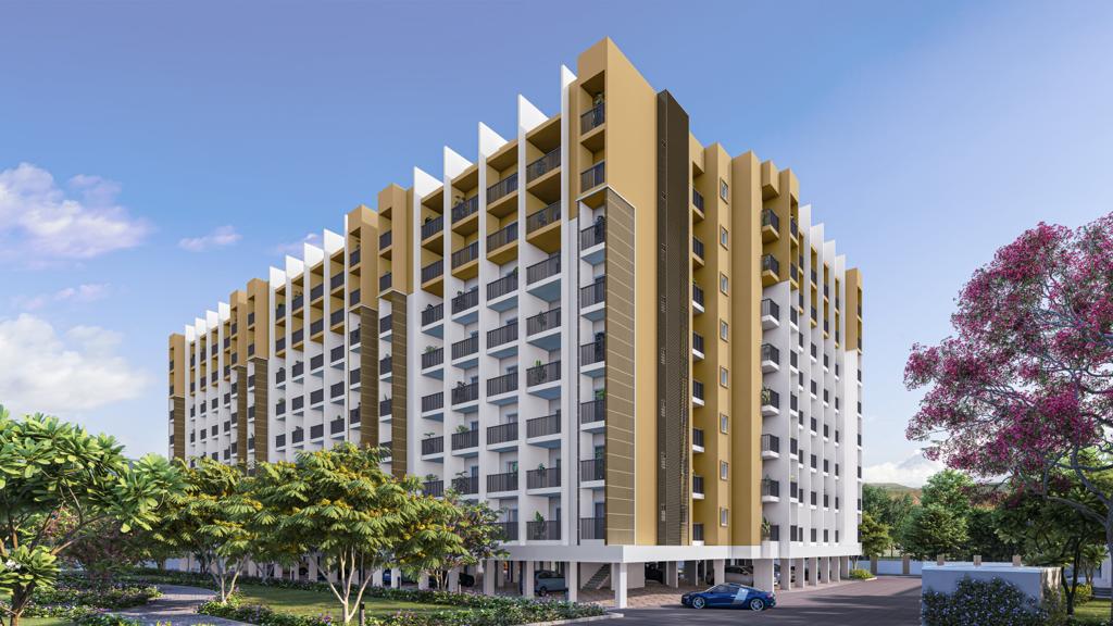 2 BHK + Extra Room 905 Sq.Ft. Apartment in VBHC Greendew